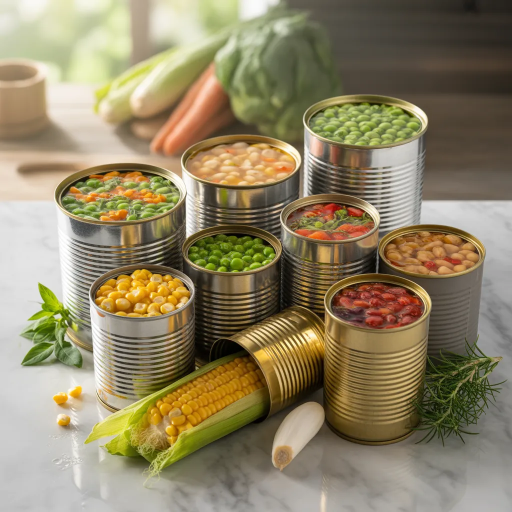 Canned Vegetables Export Quality